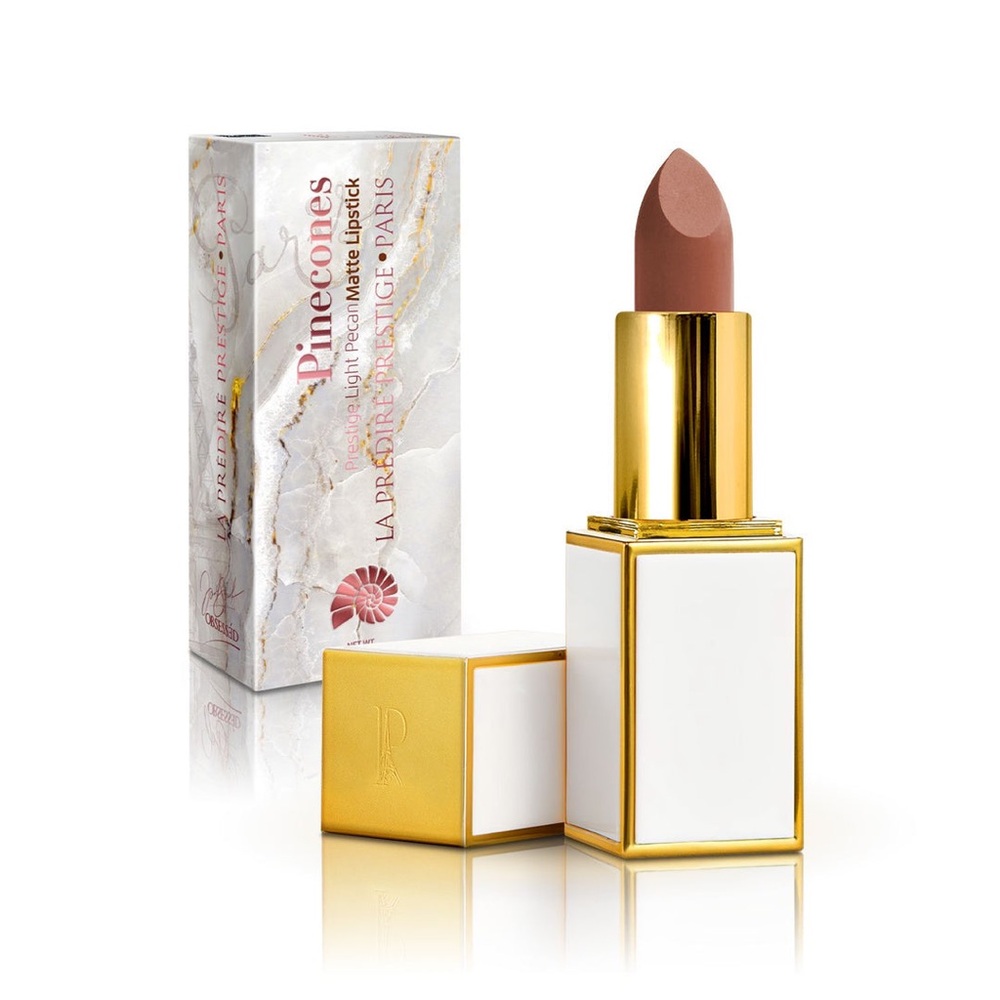 NIB LA PREDIRE PRESTIGE PARIS Pinecones Shade: Light Pecan Matte $120 Retail!